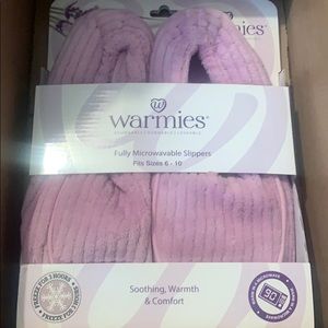 Warmies microwaveable heatable/freezable slippers